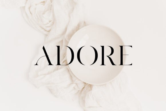 Adore: An Elegant Serif Font for Modern Brands
