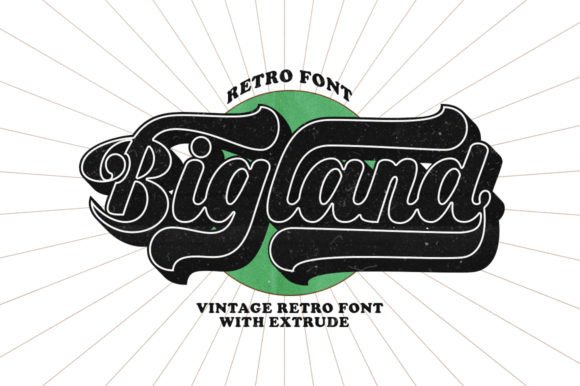 Bigland Retro: Logotype Style for Modern Branding