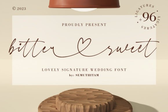Bitter Sweet: A Font with Heart and Soul