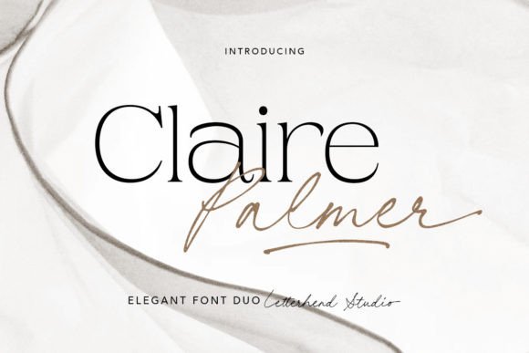 Claire Palmer: A Font Duo for Modern Sophistication