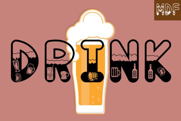 Drink: A Font with a Story to Tell