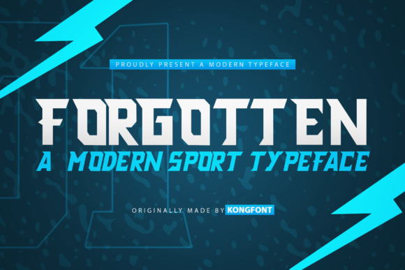 Forgotten: A Display Font with Modern Whimsy