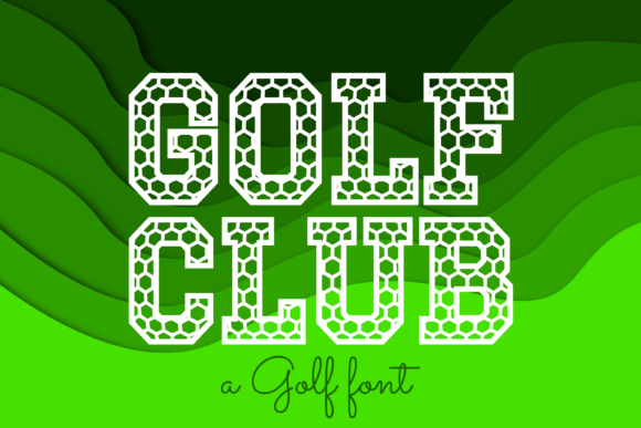 Golf Club: A Font That Brings Vintage Charm to Modern Design