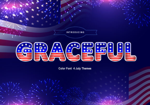 Graceful: A Festive Duo Font for American Design