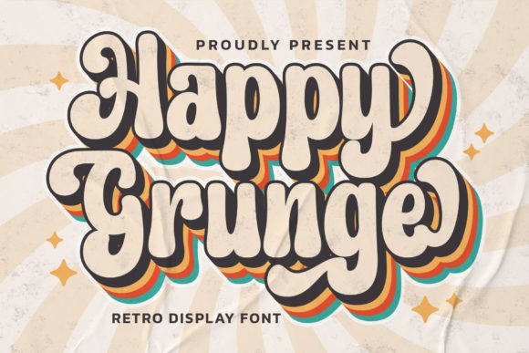 Happy Grunge: Infusing Retro Groove into Modern Design