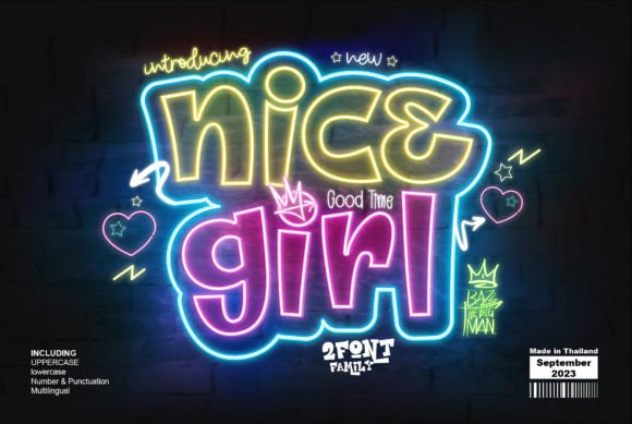 Nice Girl: The Bold Graffiti Font Redefining Display Type