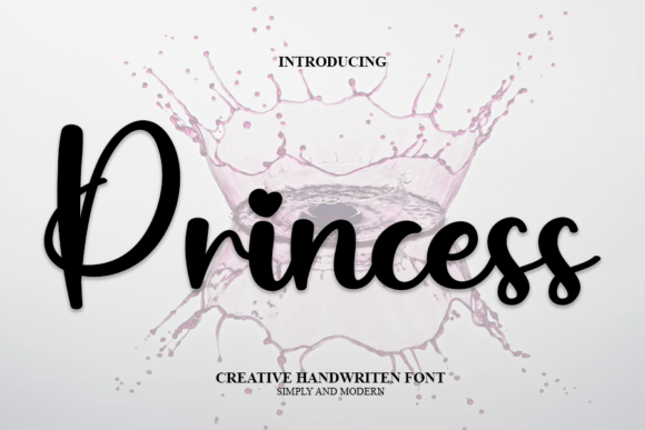Princess: A Handwritten Font for Designs That Need a Personal Touch