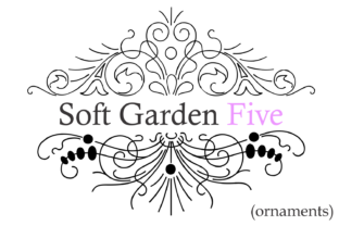 Soft Garden Five: A Font with Organic Elegance