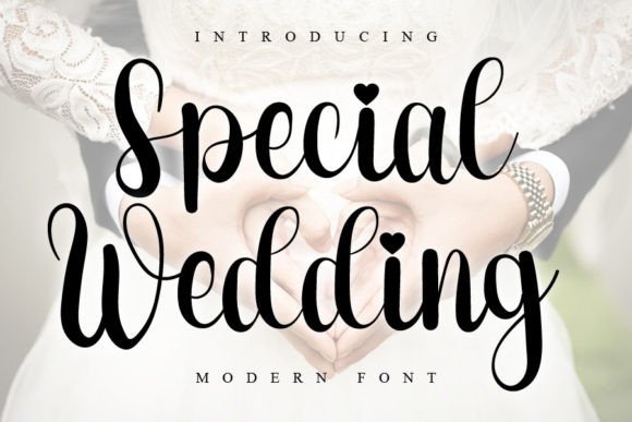Special Wedding: A Handwritten Font for Authentic Design