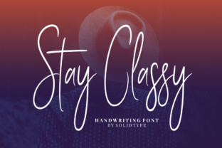 Stay Classy: A Handwritten Script for Modern Designs